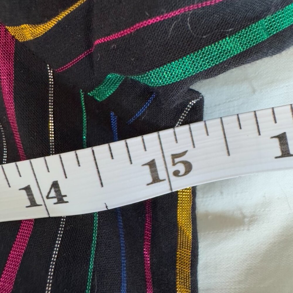 NWT Stella McCartney Kids Rainbow Striped Lurex Metallic Dress - Picture 10 of 12